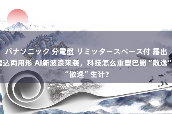 パナソニック 分電盤 リミッタースペース付 露出・半埋込両用形 AI新波浪来袭，科技怎么重塑巴蜀“散逸”生计？
