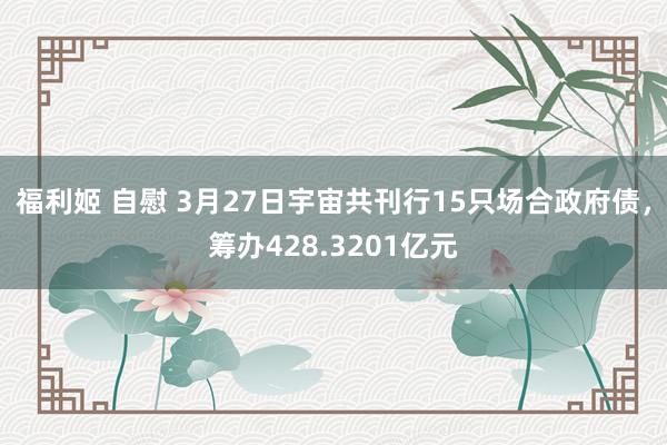 福利姬 自慰 3月27日宇宙共刊行15只场合政府债，筹办428.3201亿元