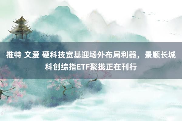 推特 文爱 硬科技宽基迎场外布局利器，景顺长城科创综指ETF聚拢正在刊行