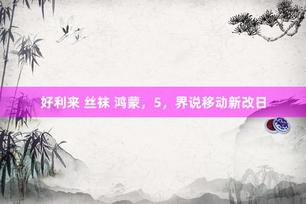 好利来 丝袜 鸿蒙，5，界说移动新改日