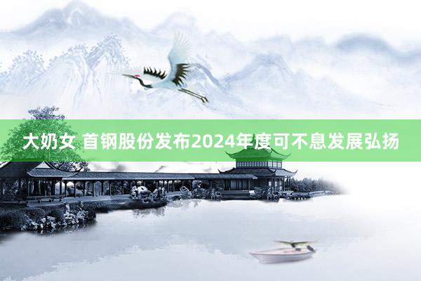 大奶女 首钢股份发布2024年度可不息发展弘扬